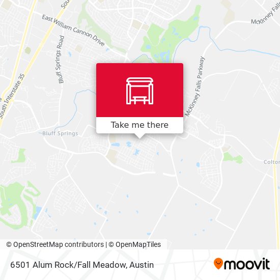 6501 Alum Rock/Fall Meadow map