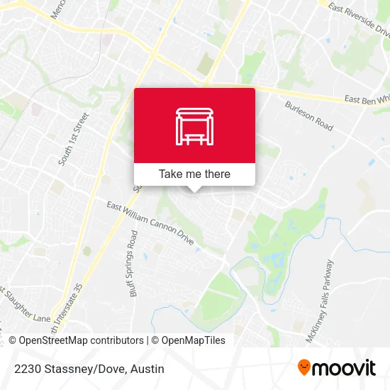 2230 Stassney/Dove map