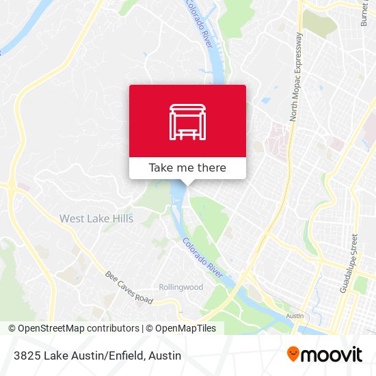 3825 Lake Austin/Enfield map