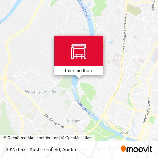 Mapa de 3825 Lake Austin/Enfield