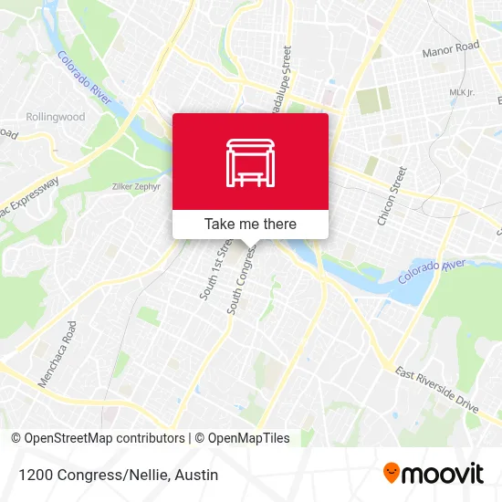 1200 Congress/Nellie map