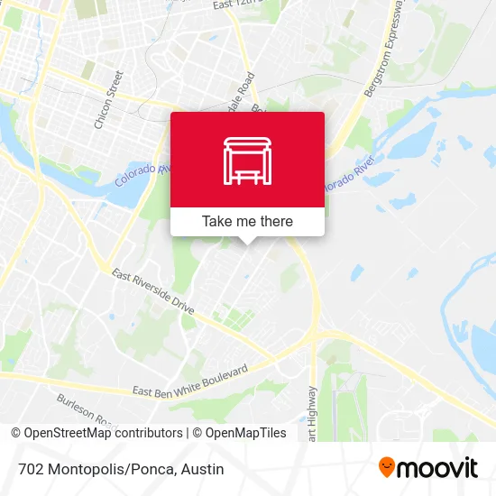 702 Montopolis/Ponca map