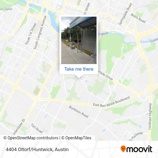 4404 Oltorf/Huntwick map