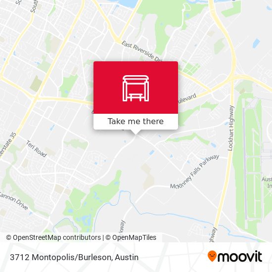 3712 Montopolis/Burleson map