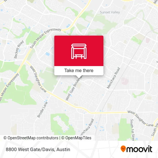 8800 West Gate/Davis map