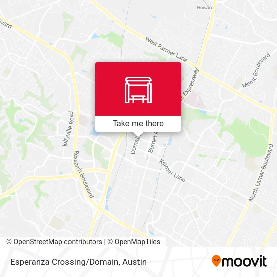 Esperanza Crossing/Domain map