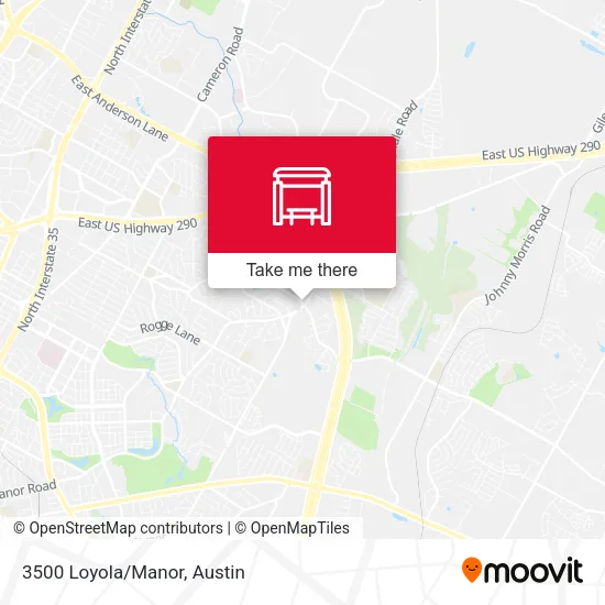 Mapa de 3500 Loyola/Manor