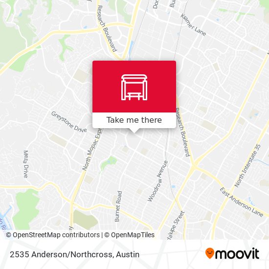 Mapa de 2535 Anderson/Northcross