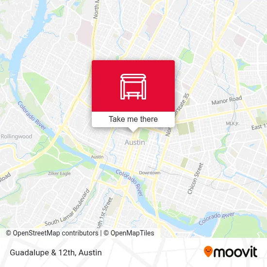 Guadalupe & 12th map