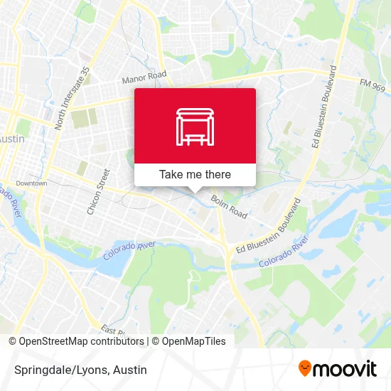 Mapa de Springdale/Lyons