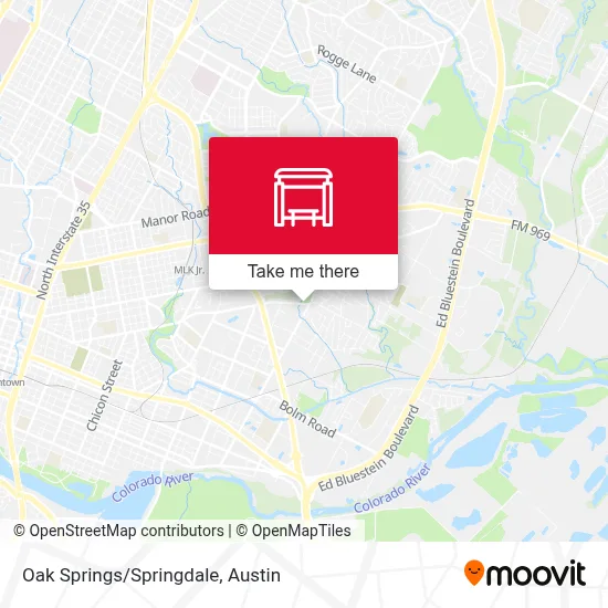 Oak Springs/Springdale map