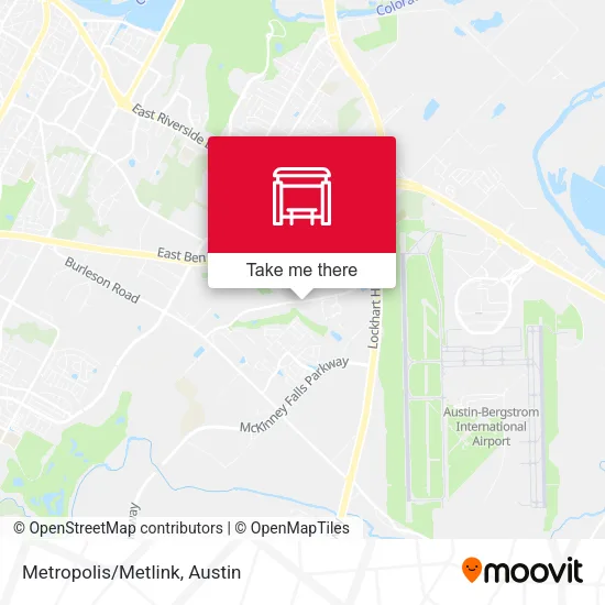 Mapa de Metropolis/Metlink