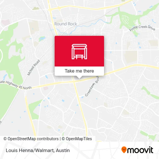 Mapa de Louis Henna/Walmart