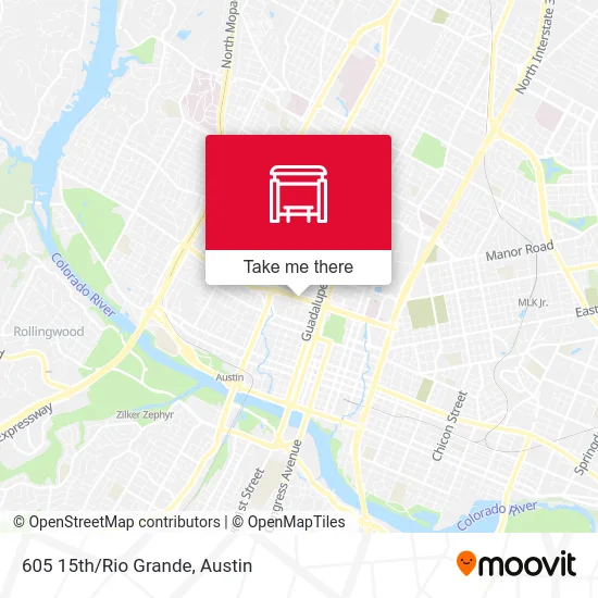 605 15th/Rio Grande map