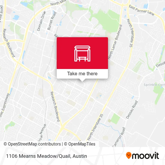 1106 Mearns Meadow/Quail map