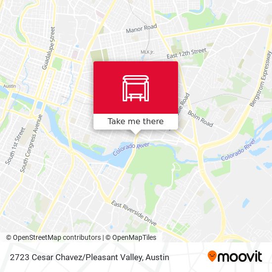 2723 Cesar Chavez / Pleasant Valley map