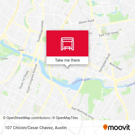 107 Chicon/Cesar Chavez map