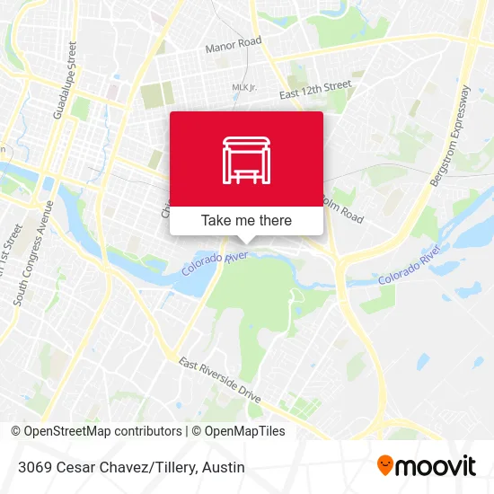 3069 Cesar Chavez/Tillery map