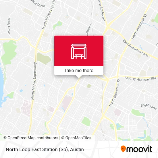 Mapa de North Loop East Station (Sb)