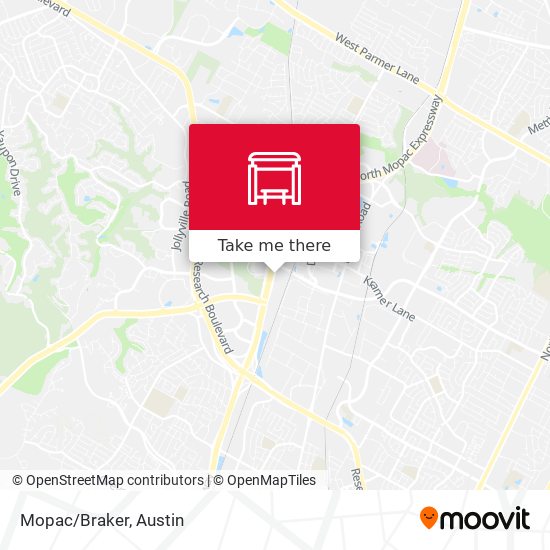 Mopac/Braker map