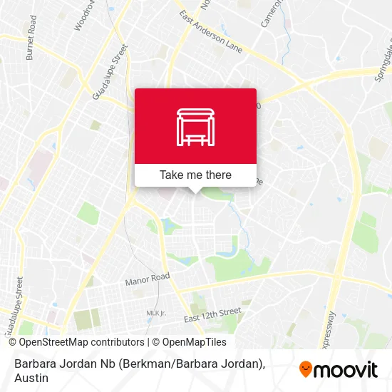 Mapa de Barbara Jordan Nb (Berkman / Barbara Jordan)