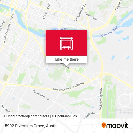 Mapa de 5902 Riverside/Grove