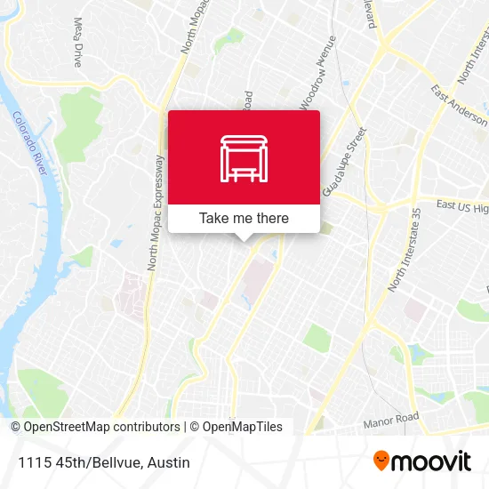 Mapa de 1115 45th/Bellvue