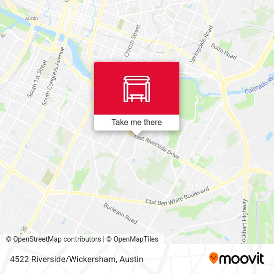 Mapa de 4522 Riverside/Wickersham