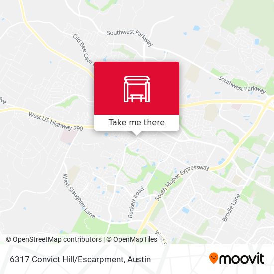 Mapa de 6317 Convict Hill/Escarpment