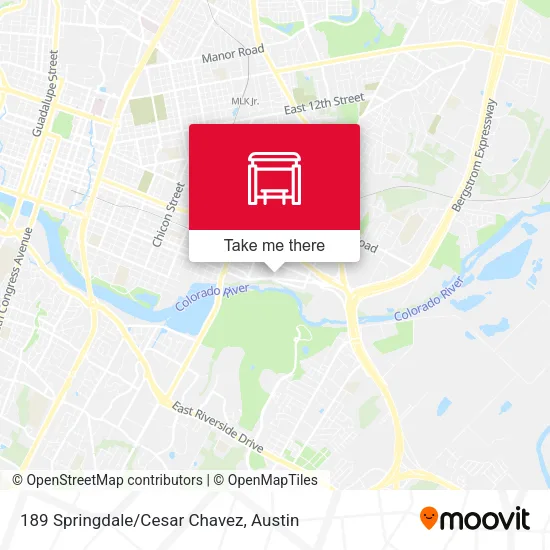 Mapa de 189 Springdale/Cesar Chavez