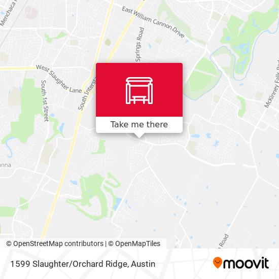 Mapa de 1599 Slaughter/Orchard Ridge