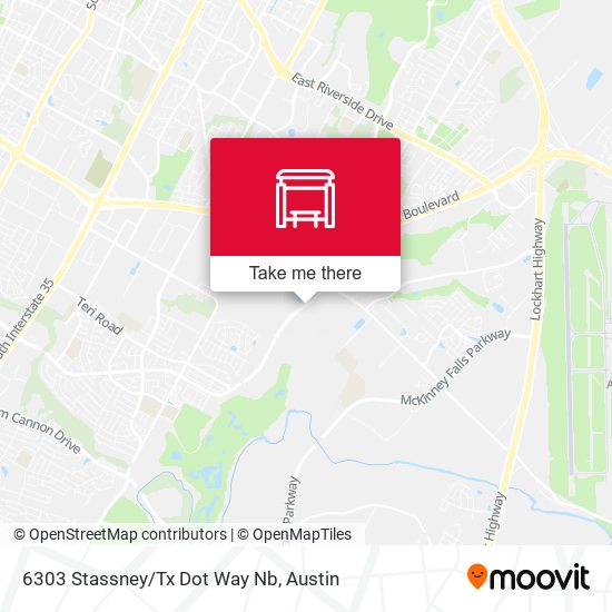 Mapa de 6303 Stassney/Tx Dot Way Nb