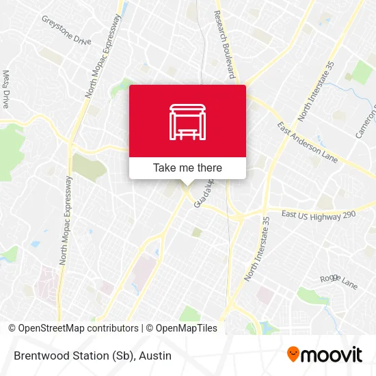Mapa de Brentwood Station (Sb)
