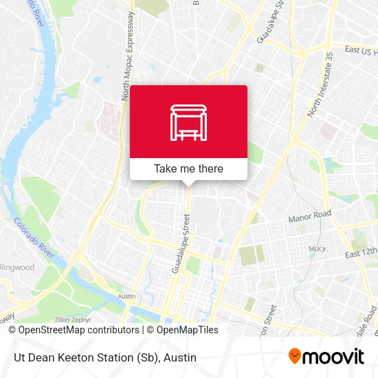 Mapa de Ut Dean Keeton Station (Sb)