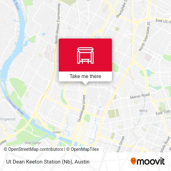 Mapa de Ut Dean Keeton Station (Nb)