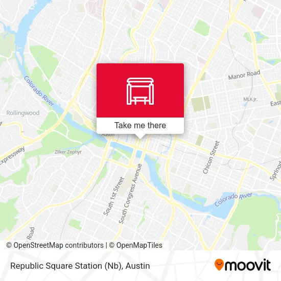 Mapa de Republic Square Station (Nb)