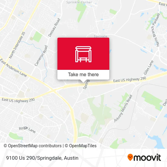 9100 Us 290/Springdale map