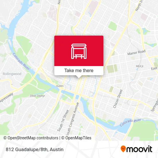 812 Guadalupe/8th map