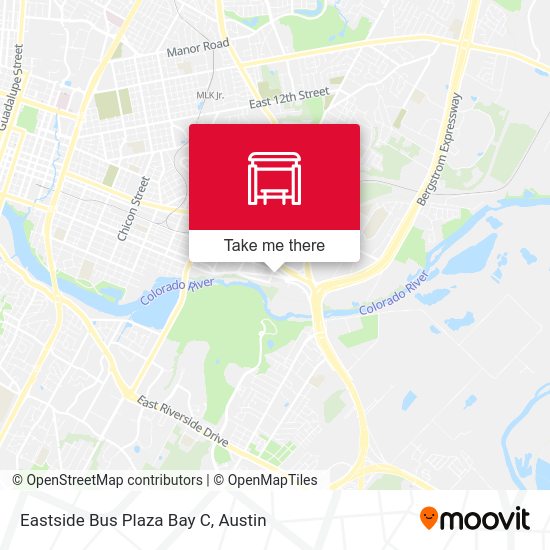 Eastside Bus Plaza Bay C map