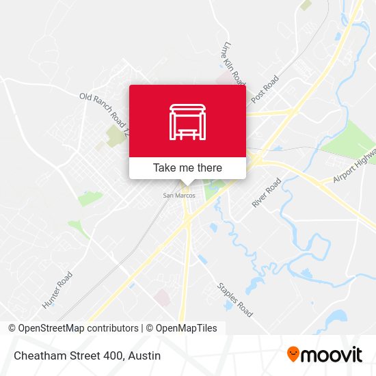 Cheatham Street 400 map