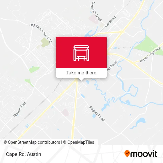 Cape Rd map