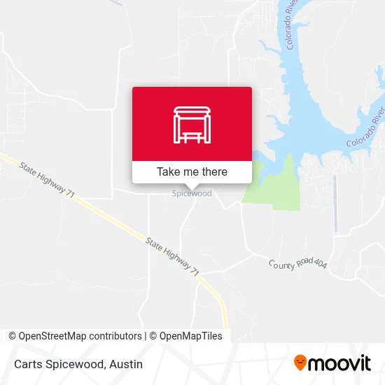 Carts Spicewood map