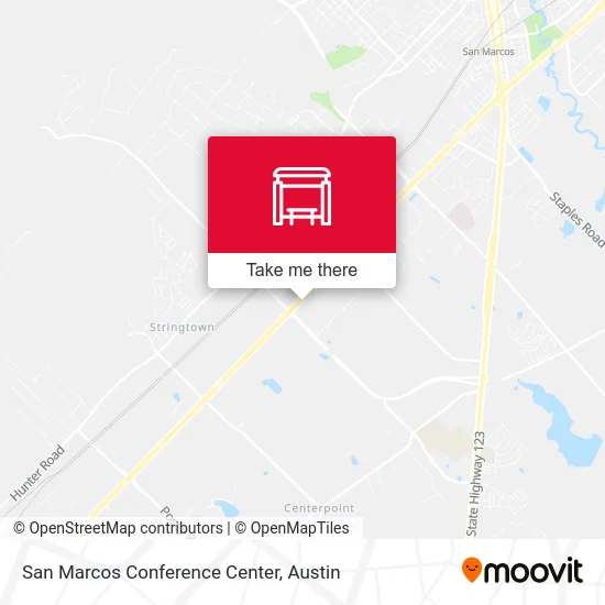 San Marcos Conference Center map
