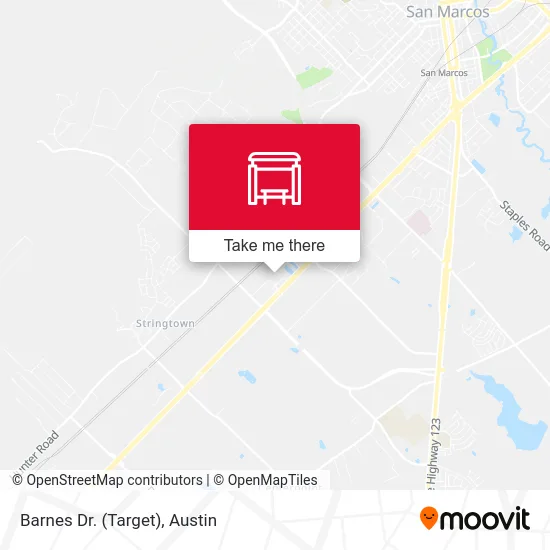 Barnes Dr. (Target) map