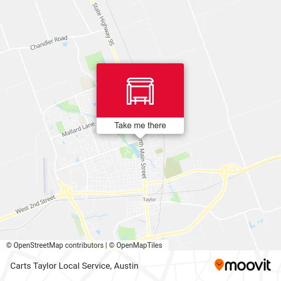Carts Taylor Local Service map