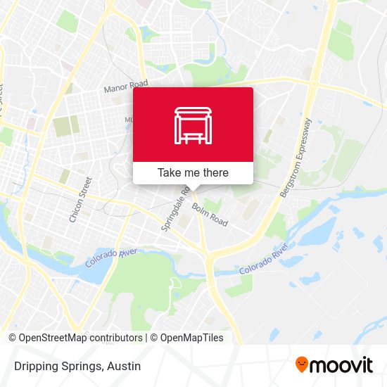 Dripping Springs map