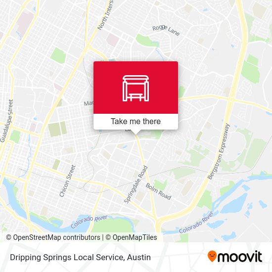 Dripping Springs  Local Service map