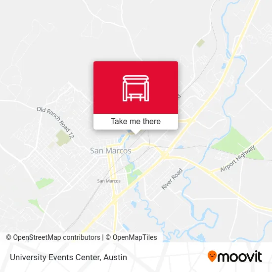 University Events Center map