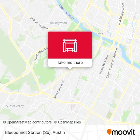 Bluebonnet Station (Sb) map