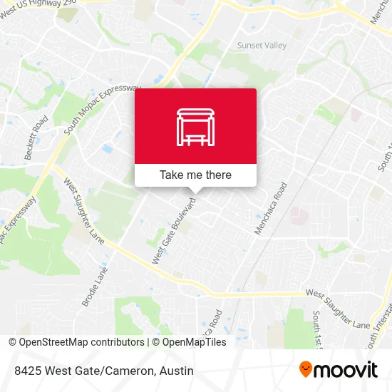 8425 West Gate/Cameron map